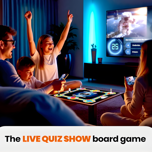 Outsmarted App-Driven Family Quiz Board Game