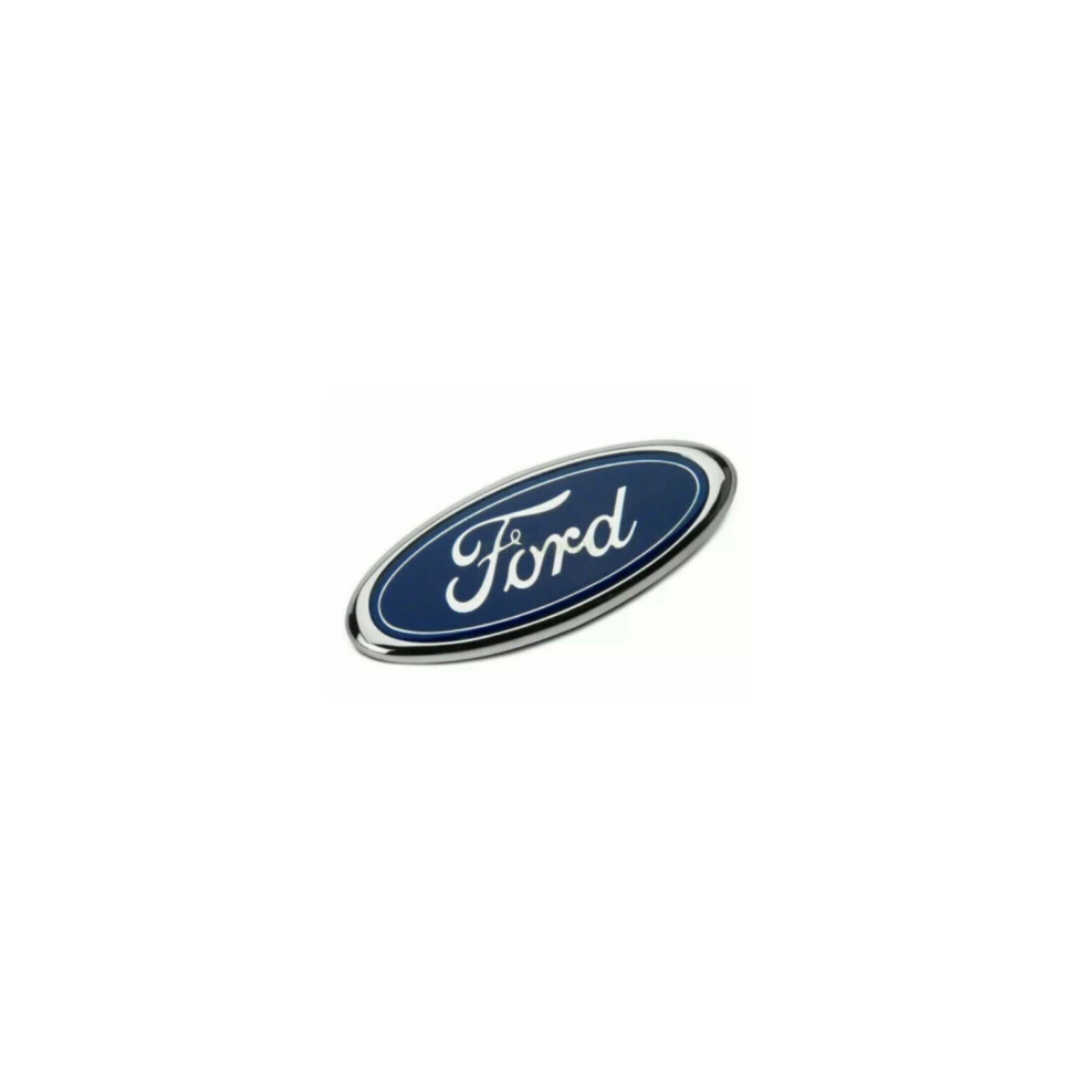 Ford Oval Badge Blue/Chrome 145mm x 60mm Front/Rear Emblem