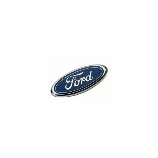 Ford Oval Badge Blue/Chrome 145mm x 60mm Front/Rear Emblem