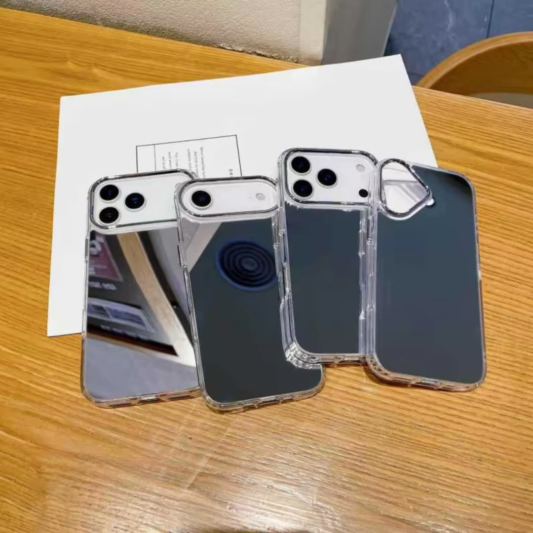 Fashion Mirror Clear Protective Case for iPhone 17 / 17 Air / 17 Pro / 17 Pro Max / 16 / 16 Plus / 16 Pro / 16 Pro Max / (All models from 11-17 series)