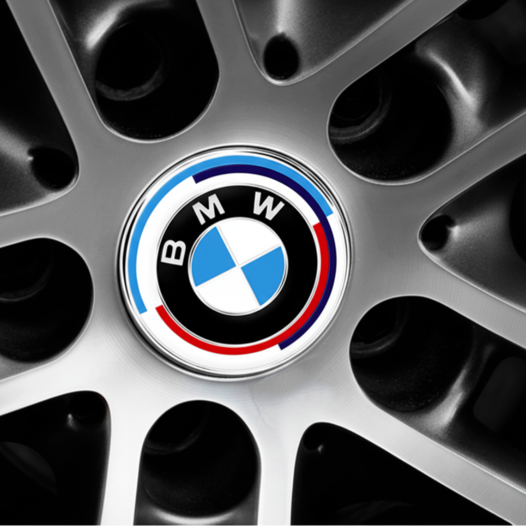 4pcs BMW Wheel Centre Hub Caps - 68mm Emblem