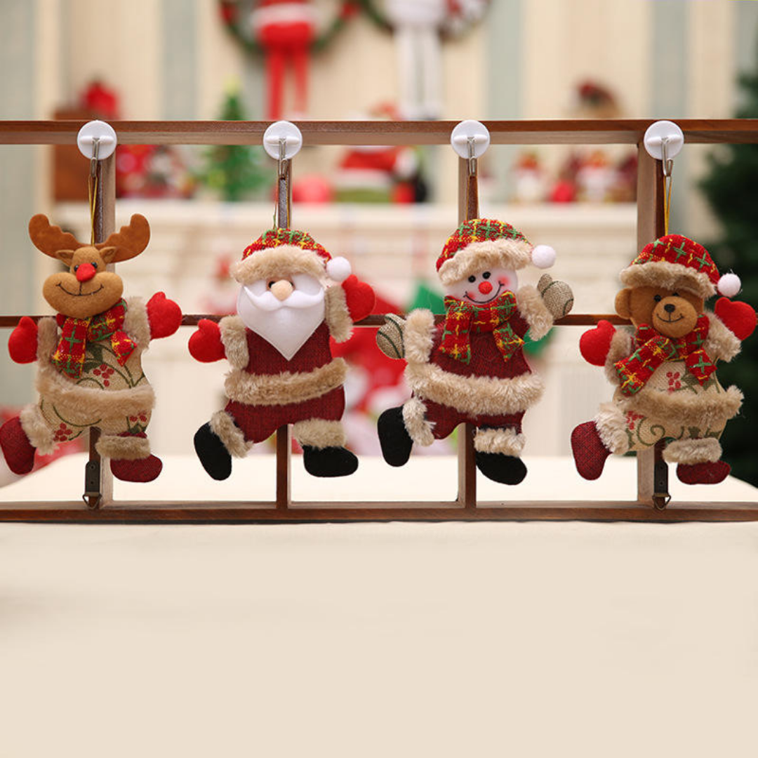 Christmas Ornaments Xmas Gift Santa Tree Toy Doll Hang Christmas Decorations for Home New Year Decoration