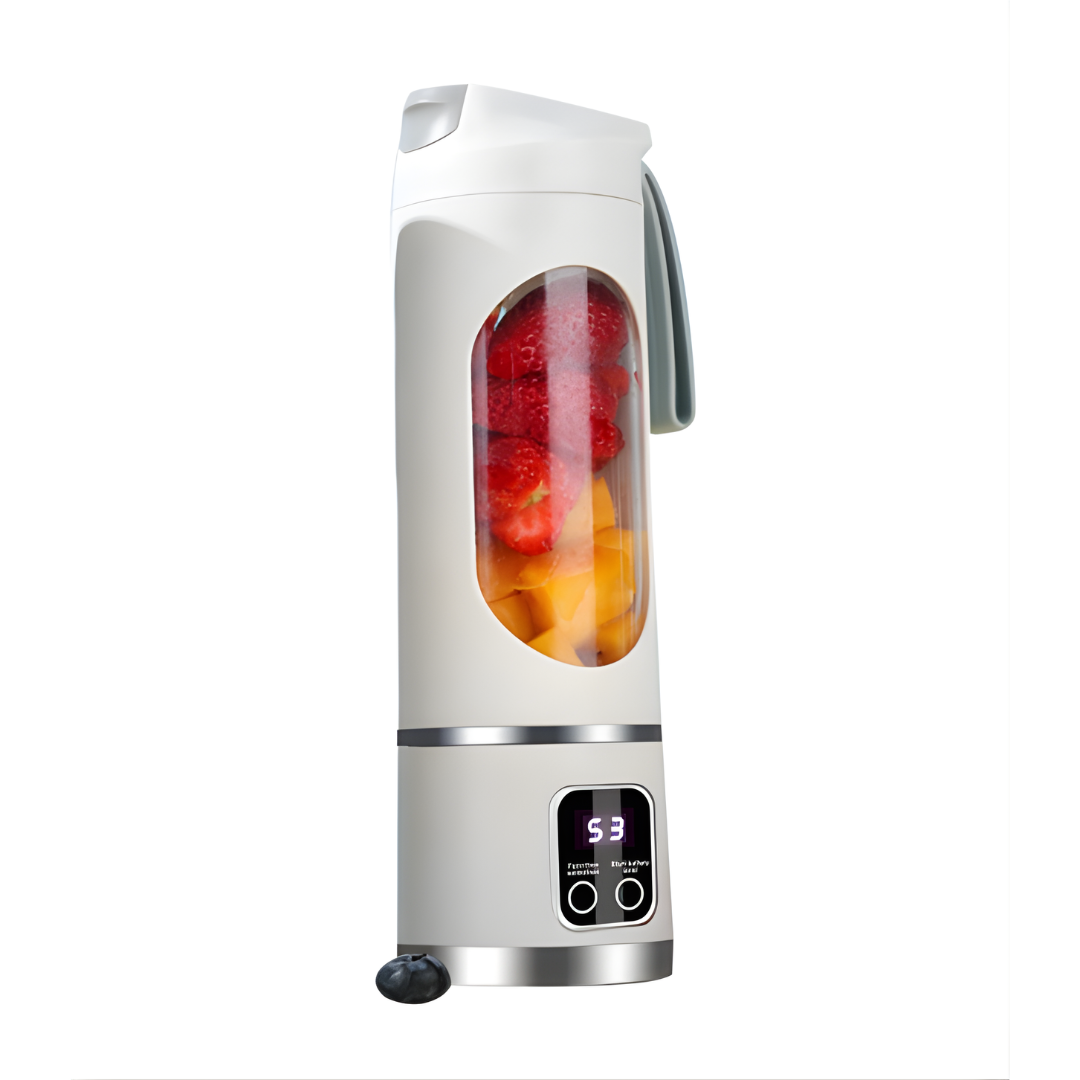 Portable USB Rechargeable Blender - 12 Blade Mini Juicer (450ml)