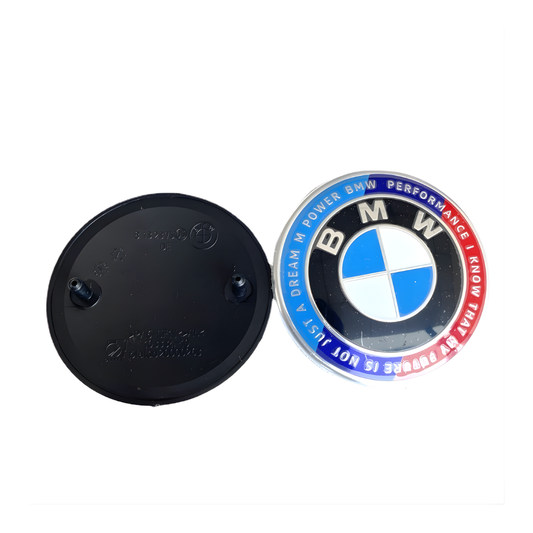 4x BMW Boot / Trunk Badge Emblems - 74mm