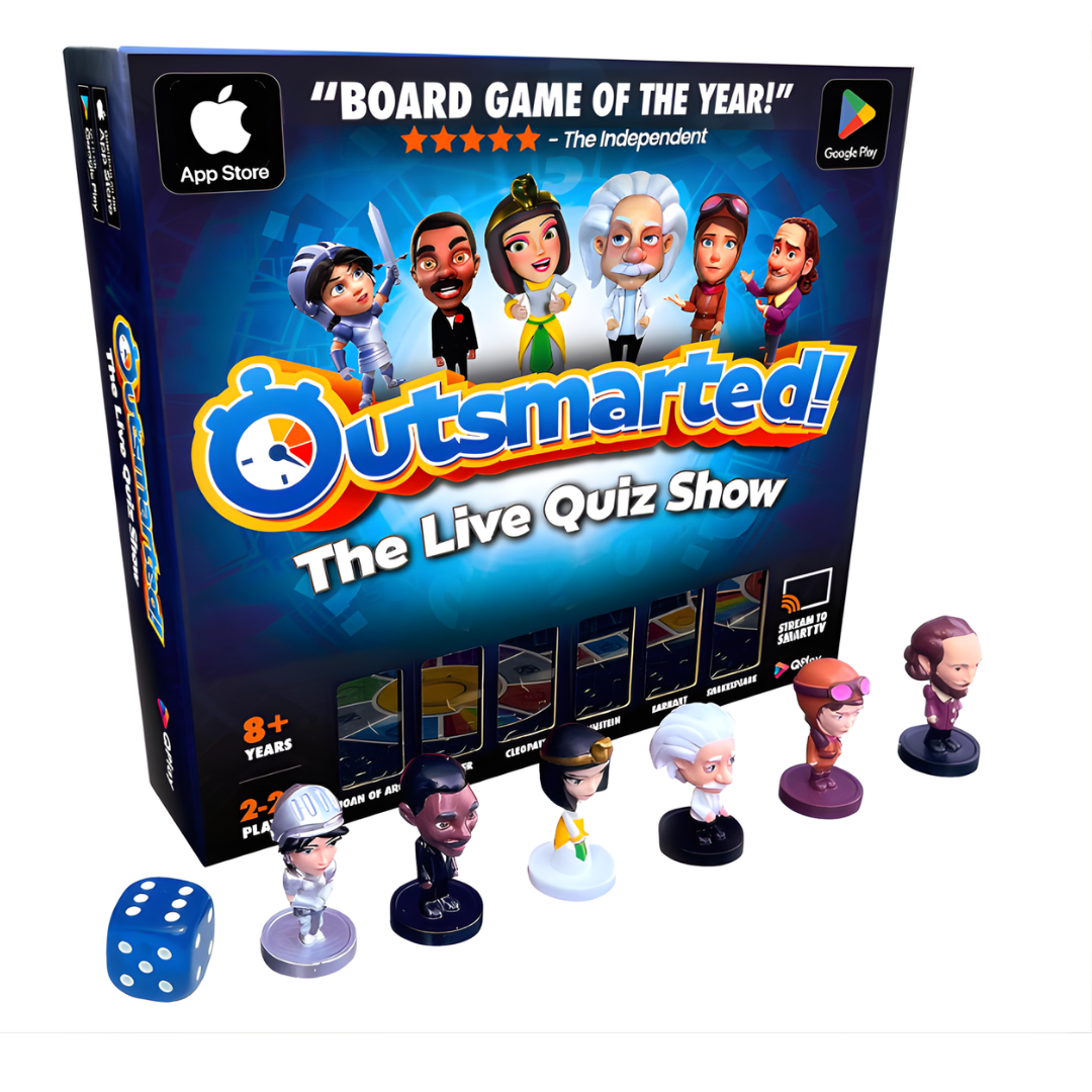 Outsmarted App-Driven Family Quiz Board Game