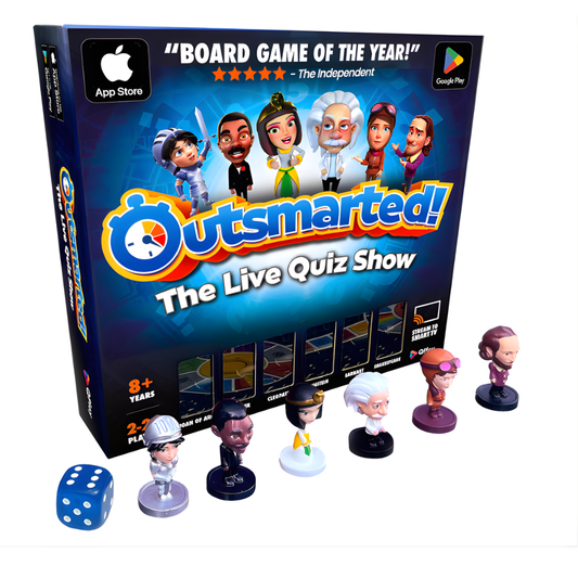 Outsmarted App-Driven Family Quiz Board Game
