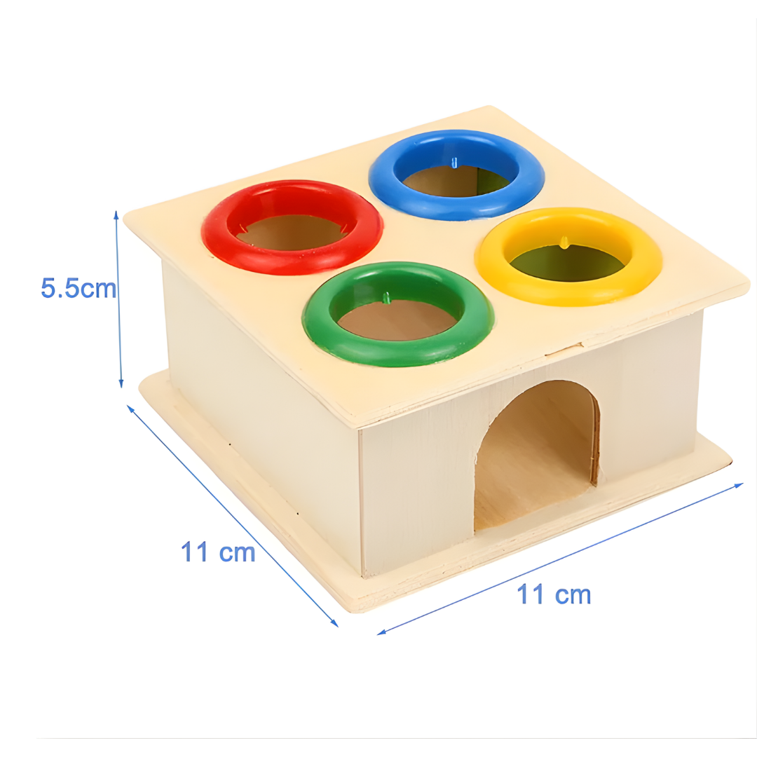Wooden Hammering Ball Game Knocks Toys Montessori For Children Board Puzzle Game for Boys and Girls