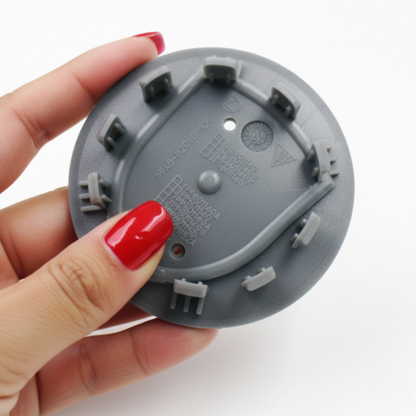 4x Porsche Wheel Centre Caps | Black 76mm