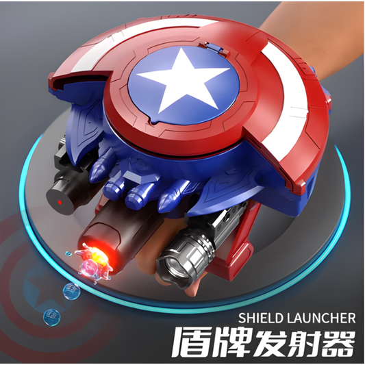 Captain America Light Shield Transforming Electric Launcher Water Baby Battle Shooting Boys Gift