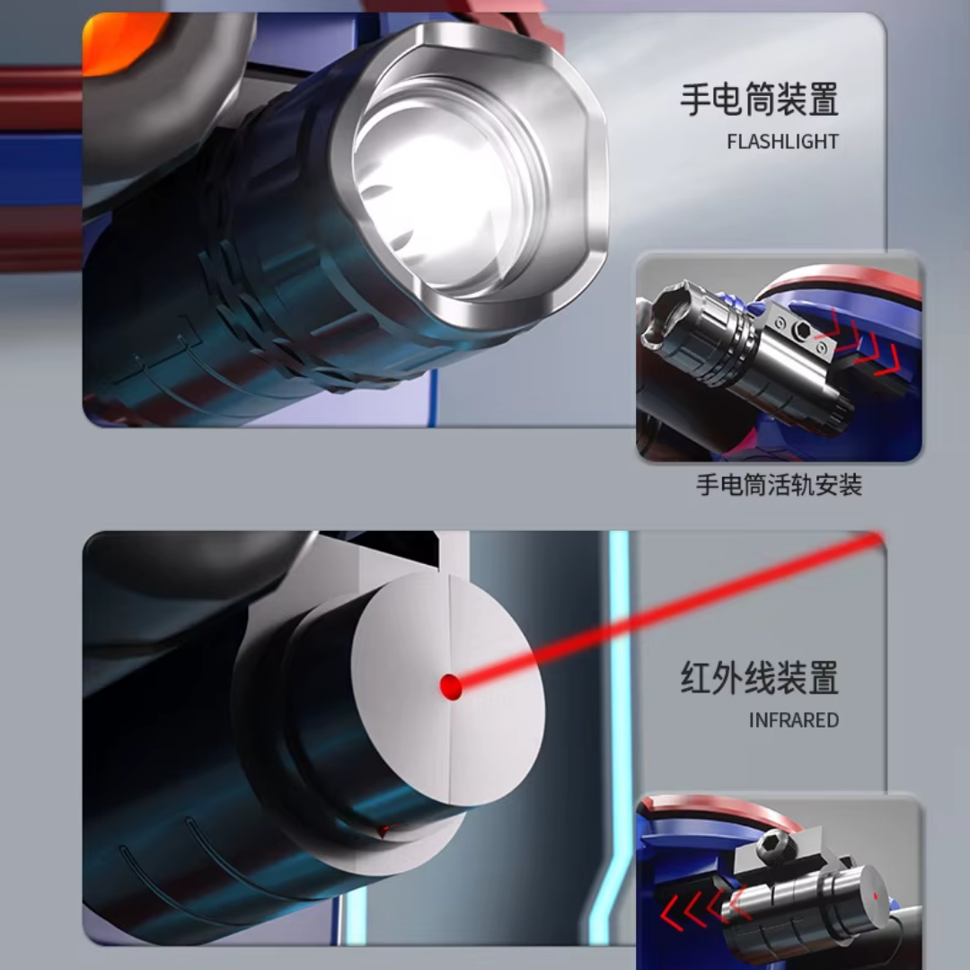 Captain America Light Shield Transforming Electric Launcher Water Baby Battle Shooting Boys Gift