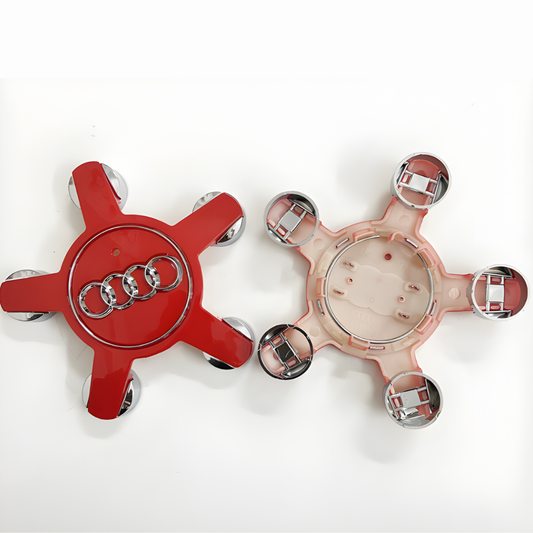 Premium 135mm Audi Wheel Hub Center Caps – Set of 4