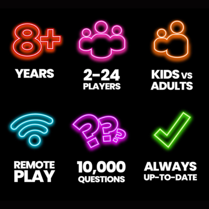 Outsmarted App-Driven Family Quiz Board Game