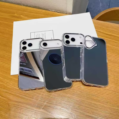 Fashion Mirror Clear Protective Case for iPhone 17 / 17 Air / 17 Pro / 17 Pro Max / 16 / 16 Plus / 16 Pro / 16 Pro Max / (All models from 11-17 series)