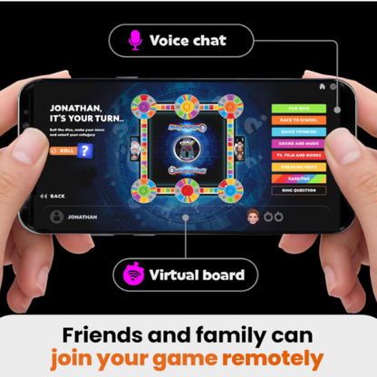 Outsmarted App-Driven Family Quiz Board Game