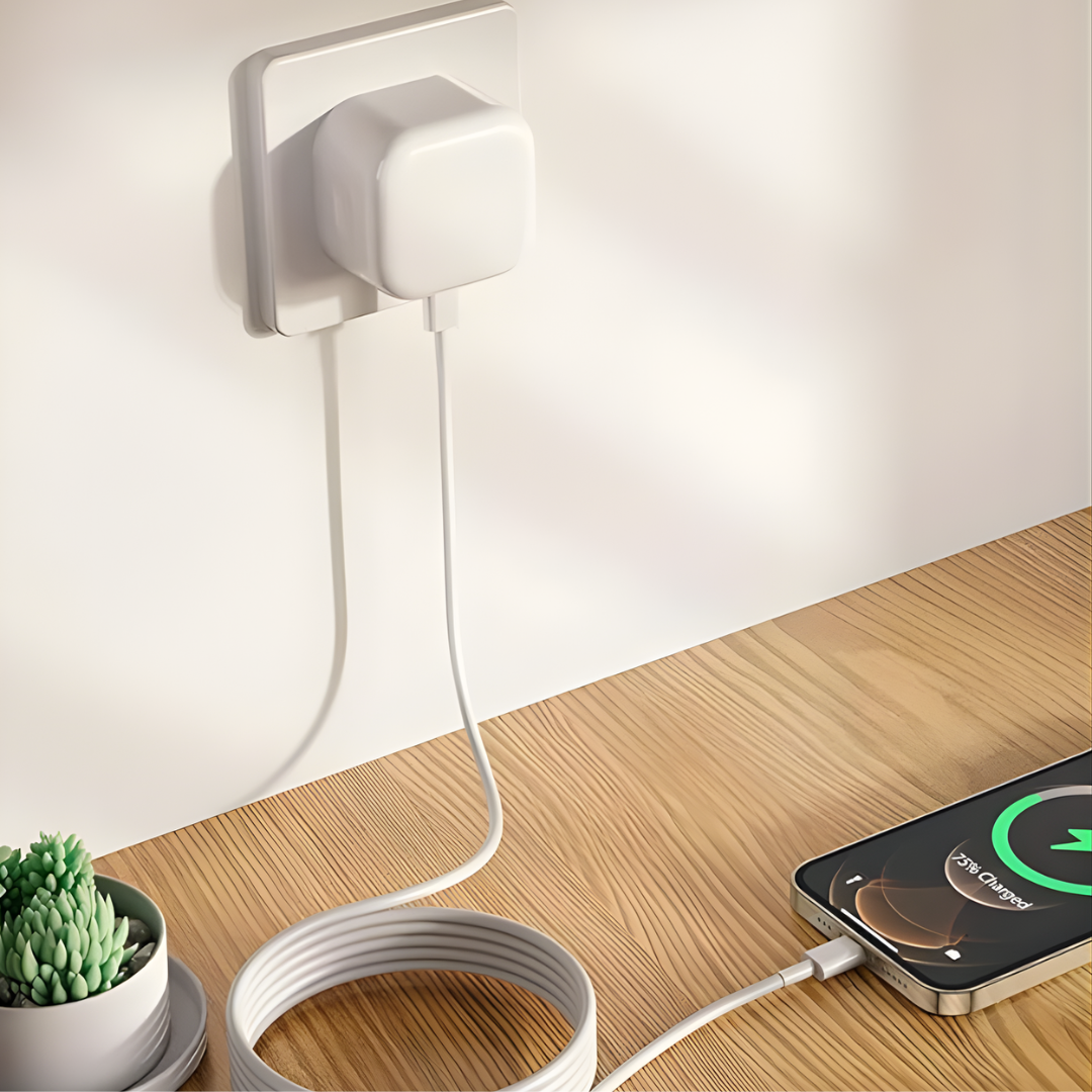 USB Type C Plug iPhone USBC Fast Charger UK Wall Head Compatible with iPhone 17 Pro Max Air 16e 16 Plus Pro Max 15 14 13 12 11 SE XR XS 8 Apple Watch iPad Pro Mini Air