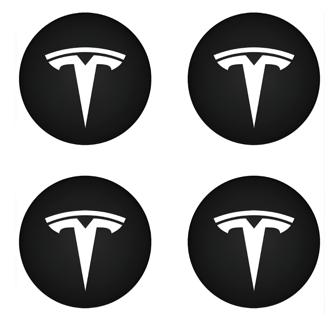 Tesla Model 3 & Model Y Custom Wheel Center Cap Decals (57mm)