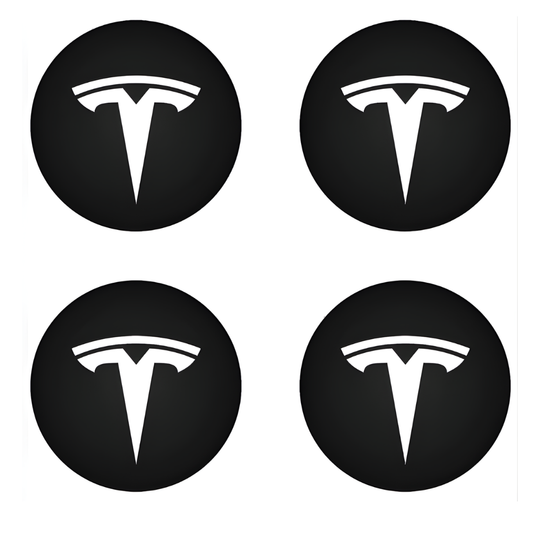 Tesla Model 3 & Model Y Custom Wheel Center Cap Decals (57mm)