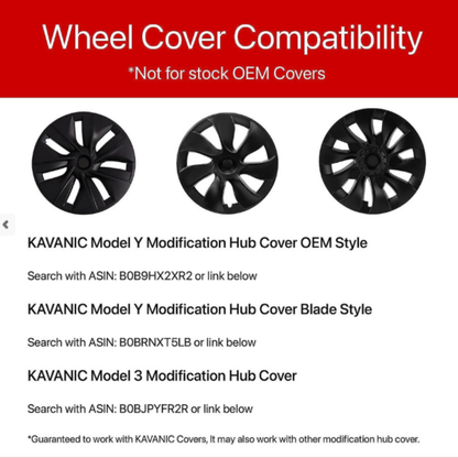 Tesla Model 3 & Model Y Custom Wheel Center Cap Decals (57mm)