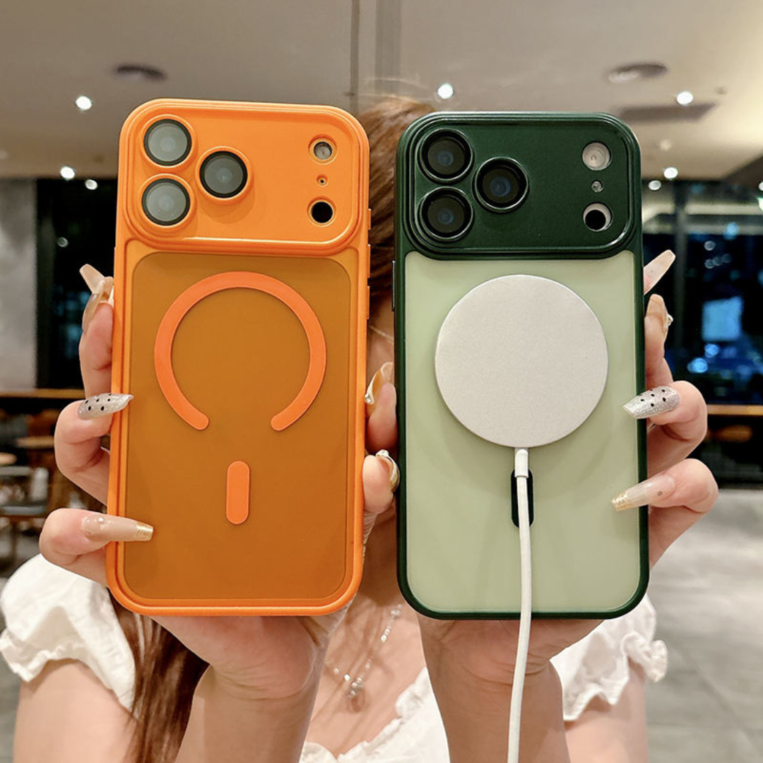 Magnetic Shockproof Case for iPhone - MagSafe Compatible for iPhone 17 / 17 Air / 17 Pro / 17 Pro Max / 16 / 16 Plus / 16 Pro / 16 Pro Max / (All models from 11-17 series)