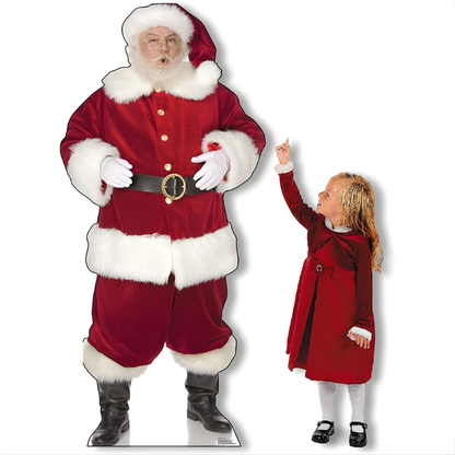 Life-Size Santa Claus Cardboard Cutout Standee