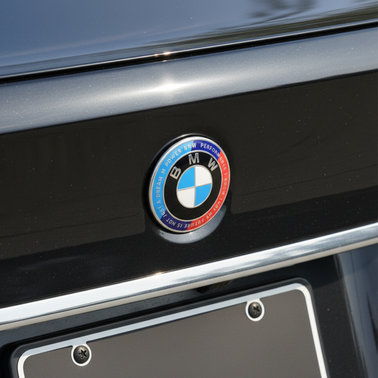 4x BMW Bonnet or Trunk Badge Emblem - 82mm