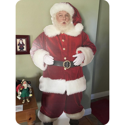 Life-Size Santa Claus Cardboard Cutout Standee