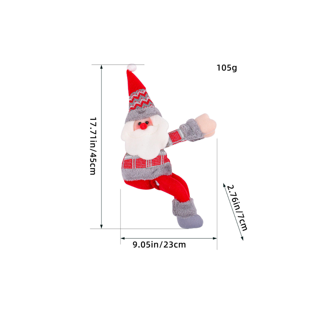 Christmas Cartoon Doll Curtain Buckles (Santa, Snowman, Reindeer)