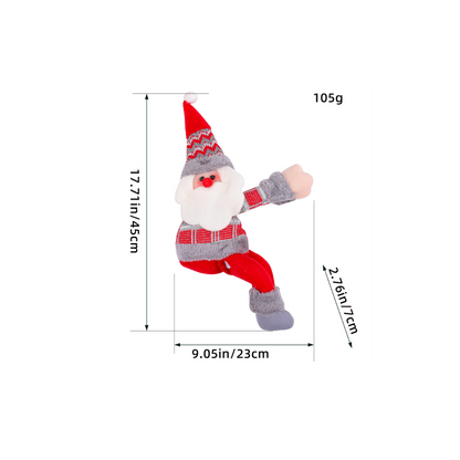 Christmas Cartoon Doll Curtain Buckles (Santa, Snowman, Reindeer)