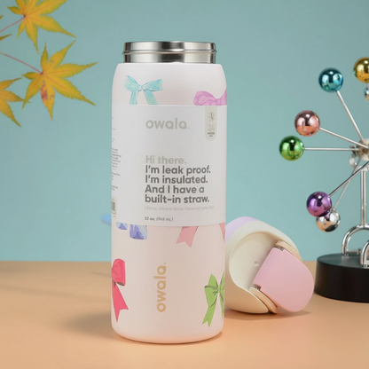 32oz Insulated Flip-Top Water Bottle – Multiple Styles