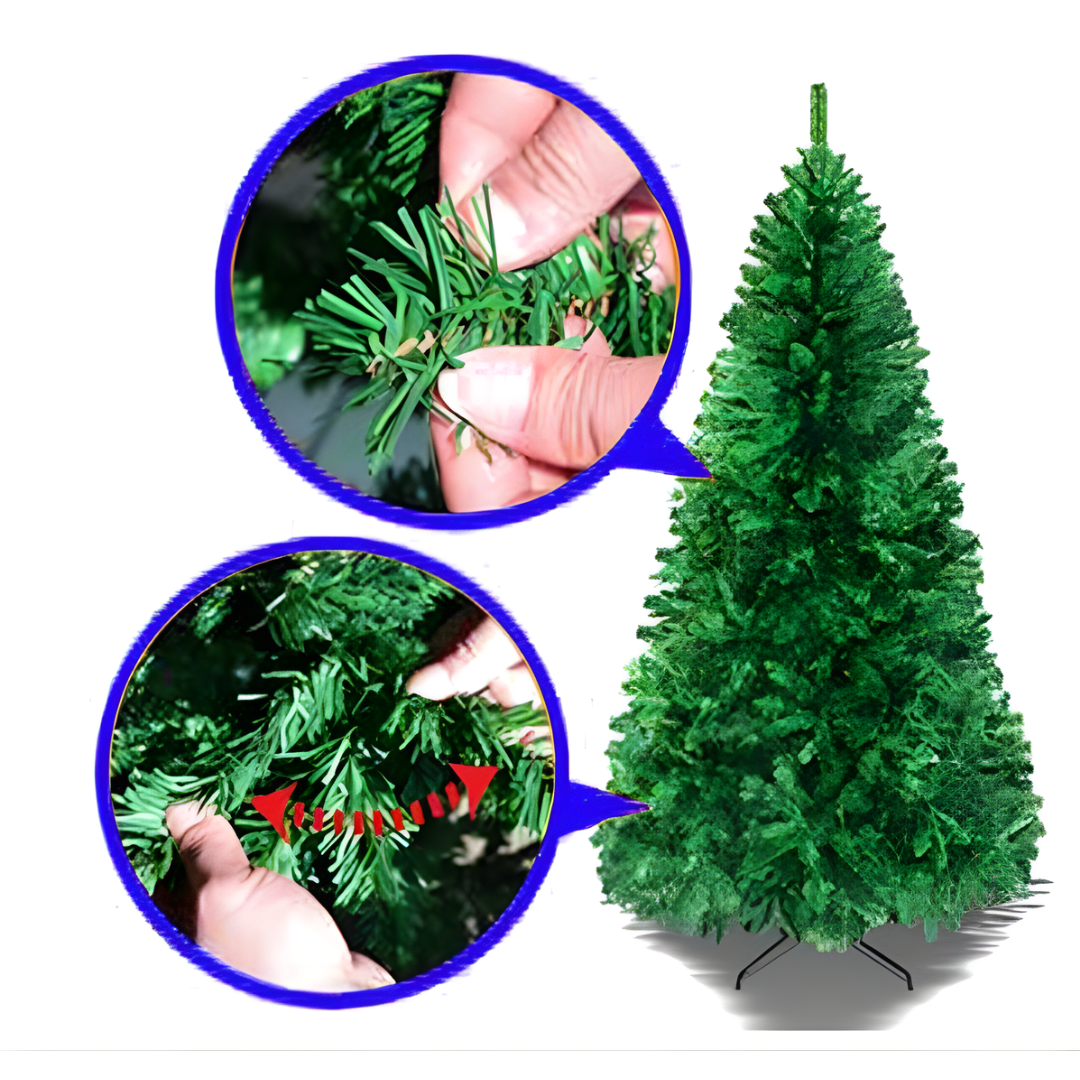 Classic Artificial Realistic Natural Branches Pine Christmas Tree Xmas Green-Unlit 4FT, 5FT, 6FT,7FT