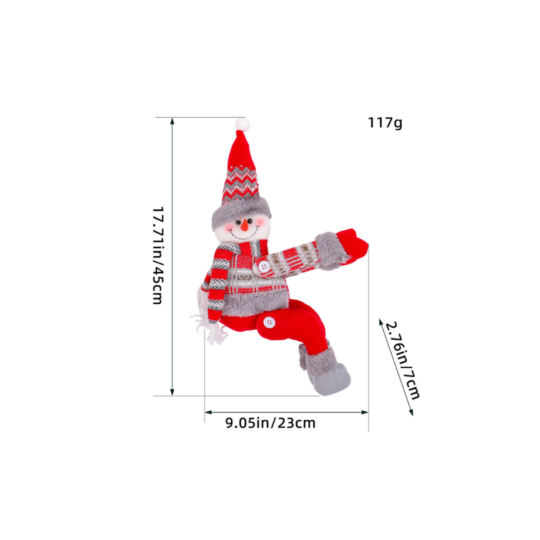 Christmas Cartoon Doll Curtain Buckles (Santa, Snowman, Reindeer)