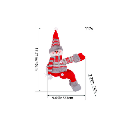 Christmas Cartoon Doll Curtain Buckles (Santa, Snowman, Reindeer)