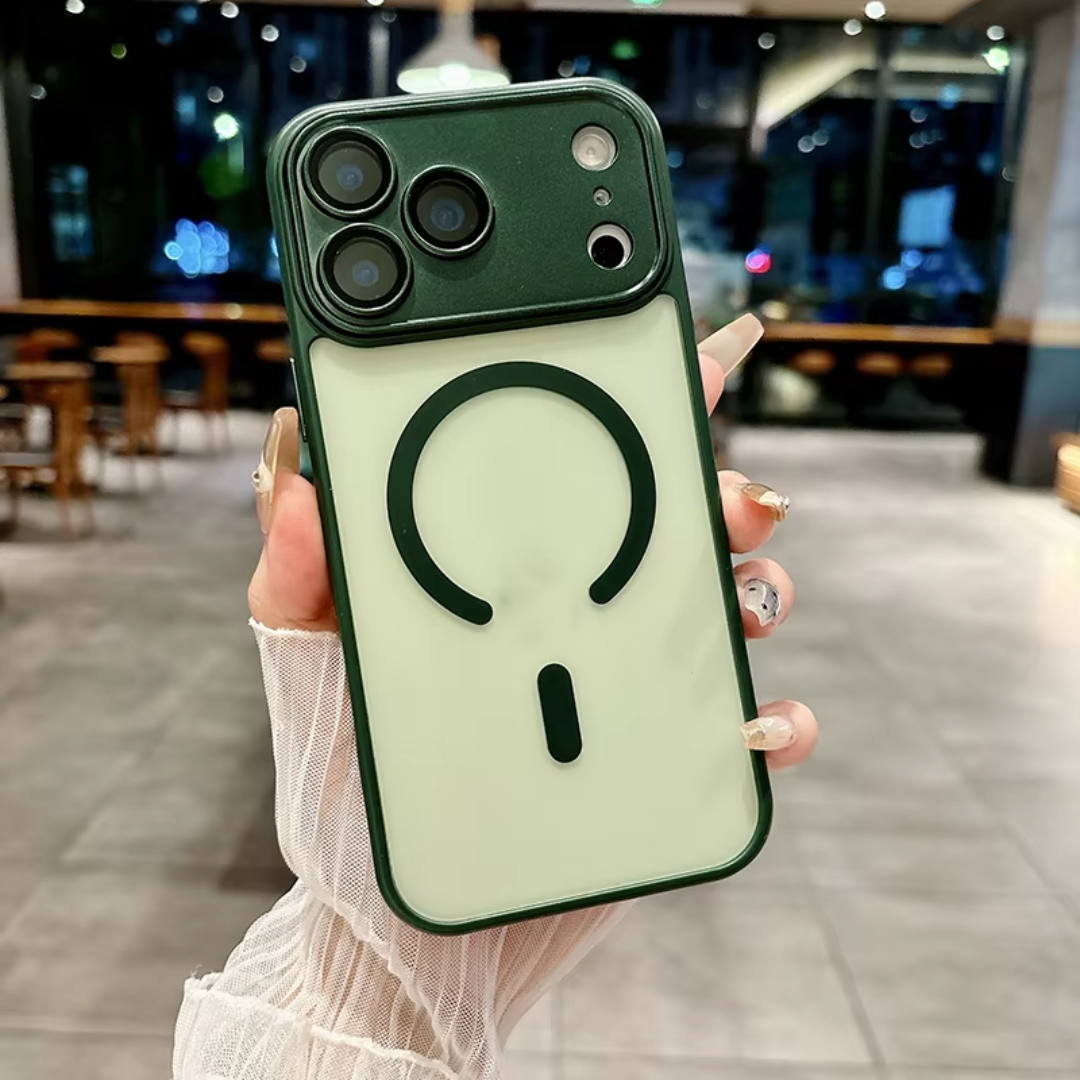 Magnetic Shockproof Case for iPhone - MagSafe Compatible for iPhone 17 / 17 Air / 17 Pro / 17 Pro Max / 16 / 16 Plus / 16 Pro / 16 Pro Max / (All models from 11-17 series)