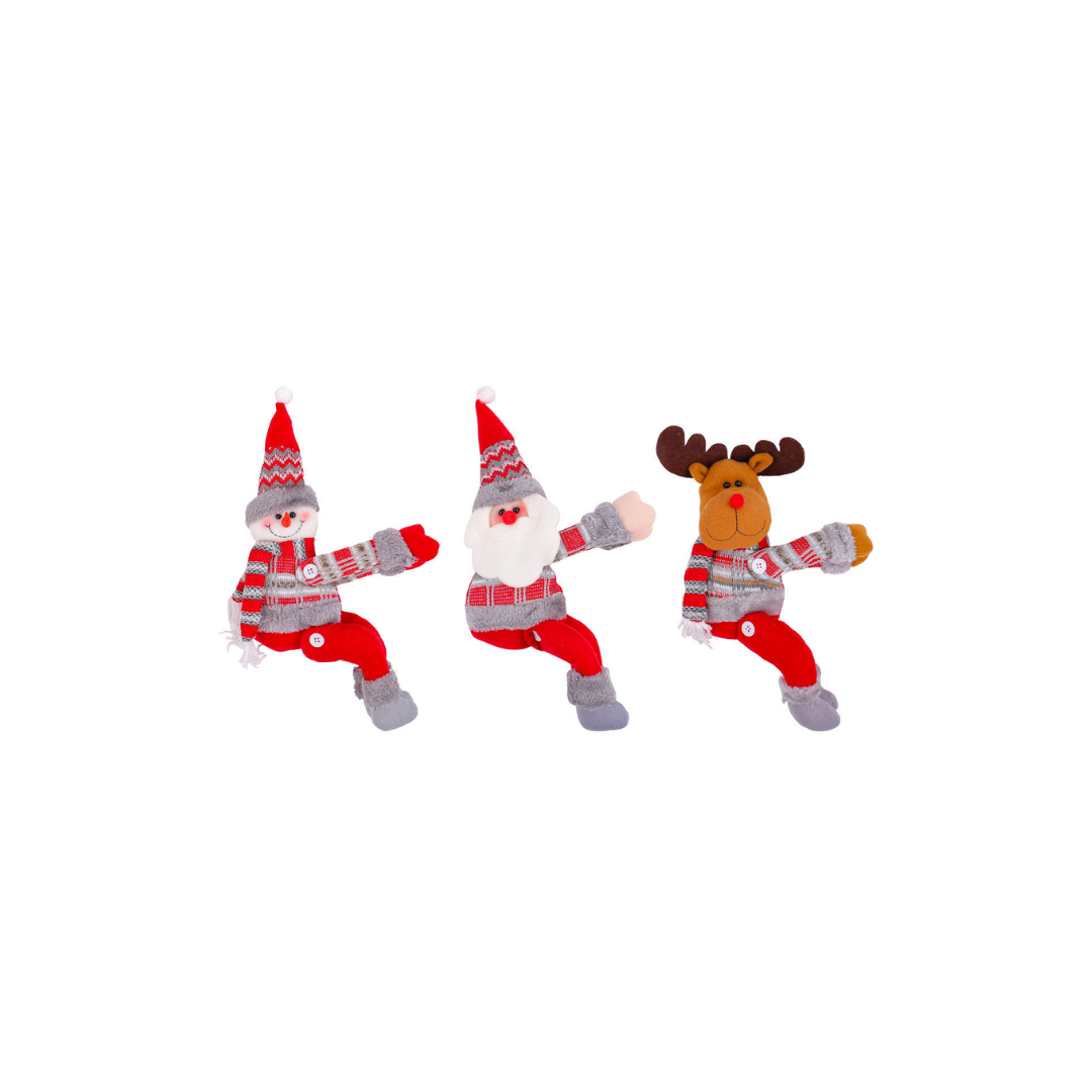 Christmas Cartoon Doll Curtain Buckles (Santa, Snowman, Reindeer)