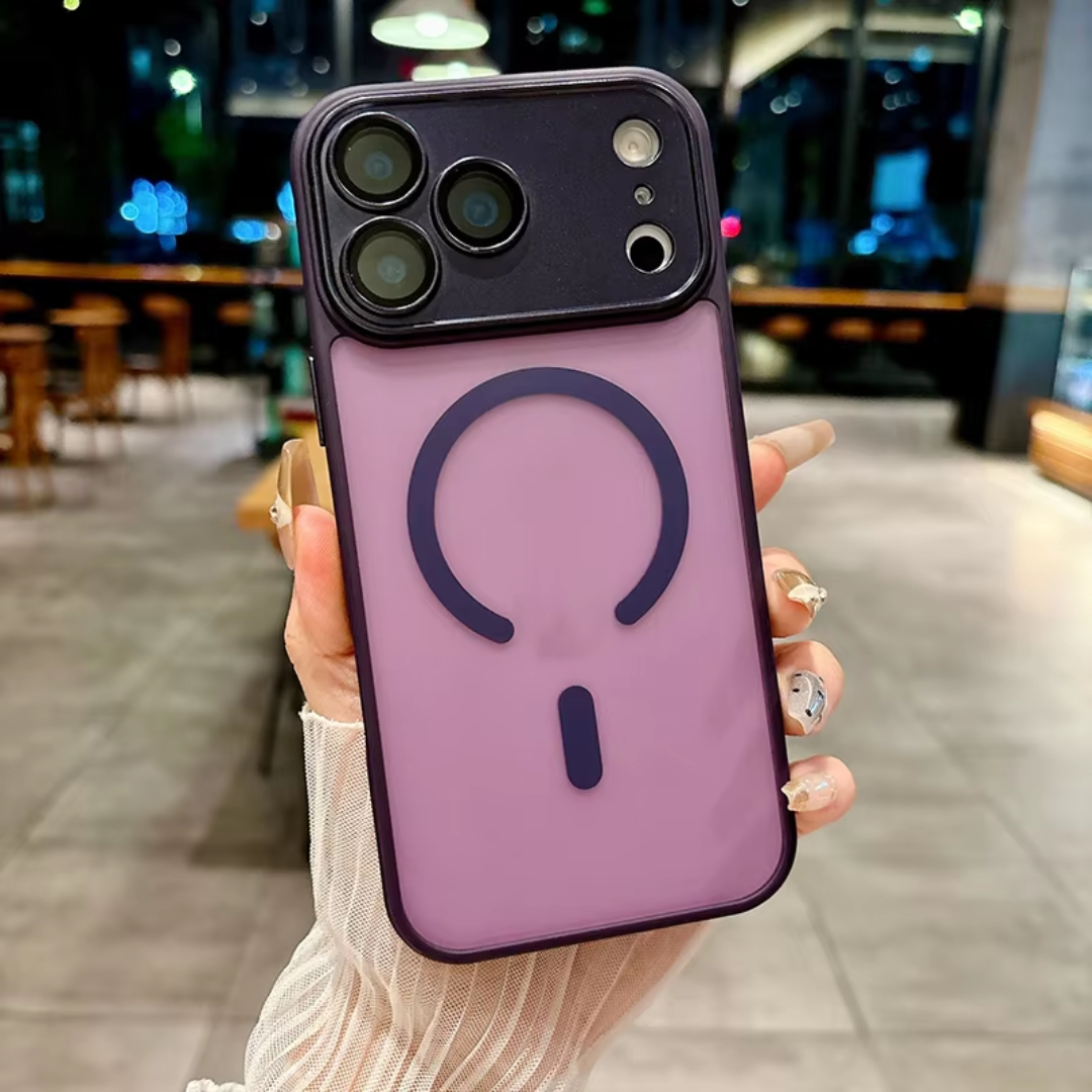 Magnetic Shockproof Case for iPhone - MagSafe Compatible for iPhone 17 / 17 Air / 17 Pro / 17 Pro Max / 16 / 16 Plus / 16 Pro / 16 Pro Max / (All models from 11-17 series)