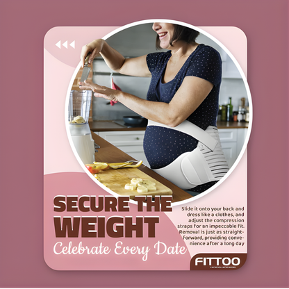 Maternity Belly Belt - Abdomen, Waist & Lumbar Support Band