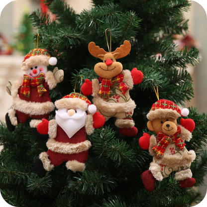 Christmas Ornaments Xmas Gift Santa Tree Toy Doll Hang Christmas Decorations for Home New Year Decoration