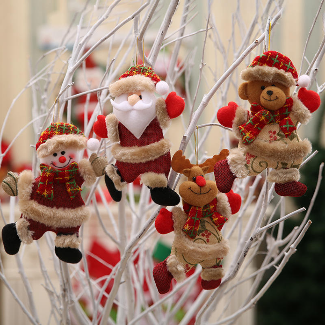 Christmas Ornaments Xmas Gift Santa Tree Toy Doll Hang Christmas Decorations for Home New Year Decoration