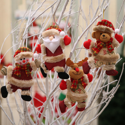 Christmas Ornaments Xmas Gift Santa Tree Toy Doll Hang Christmas Decorations for Home New Year Decoration