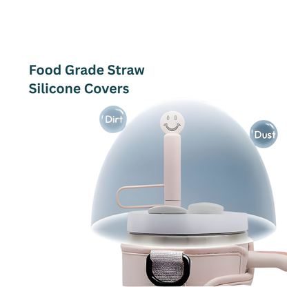 Water Bottle Carrier Bag + Straw cover Compatible with Stanley 30/40oz Tumbler with Handle & Adjustable Shoulder Strap