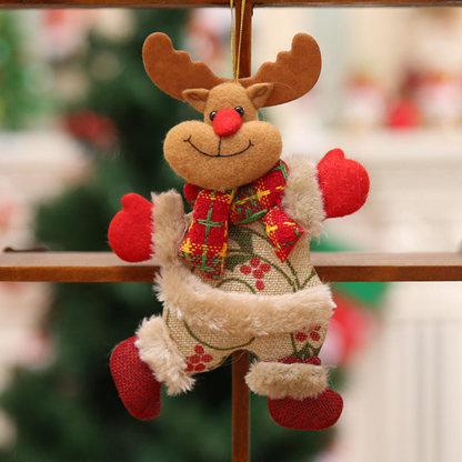 Christmas Ornaments Xmas Gift Santa Tree Toy Doll Hang Christmas Decorations for Home New Year Decoration