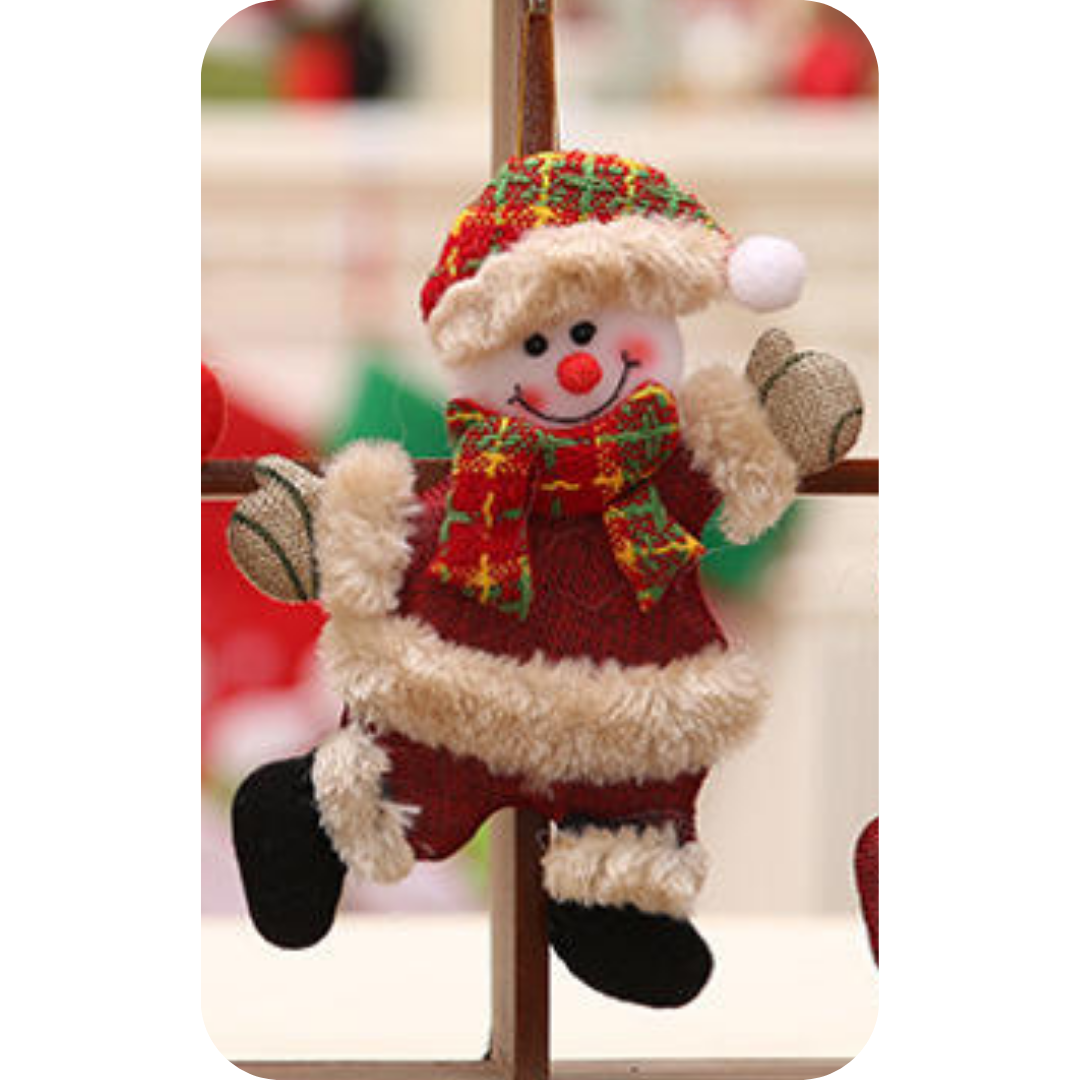 Christmas Ornaments Xmas Gift Santa Tree Toy Doll Hang Christmas Decorations for Home New Year Decoration