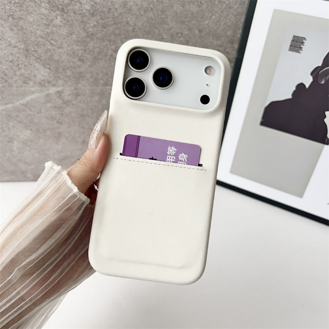 PU Leather Phone Case with Card Slot for iPhone 17 / 17 Air / 17 Pro / 17 Pro Max / 16 / 16 Plus / 16 Pro / 16 Pro Max / (All models from 11-17 series)