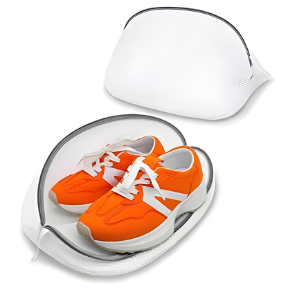 2-Pack Mesh Laundry Bags for Shoes, Delicates & Trainers with Zippers