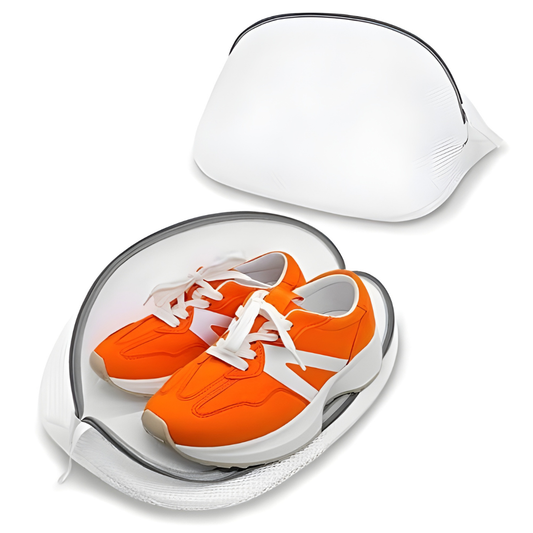 2-Pack Mesh Laundry Bags for Shoes, Delicates & Trainers with Zippers