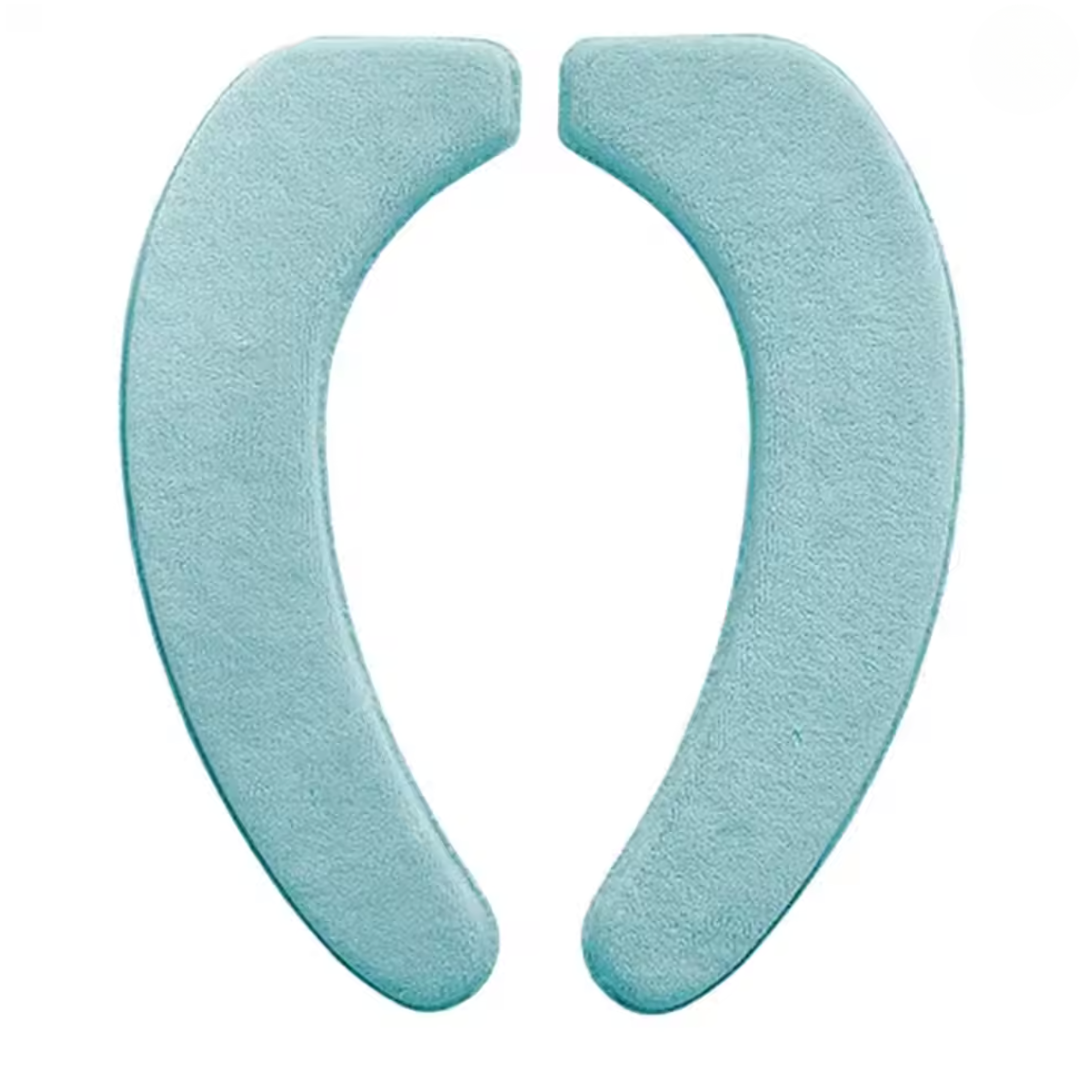 Washable Toilet Seat Warmer Cushion Pads - Soft Flannel