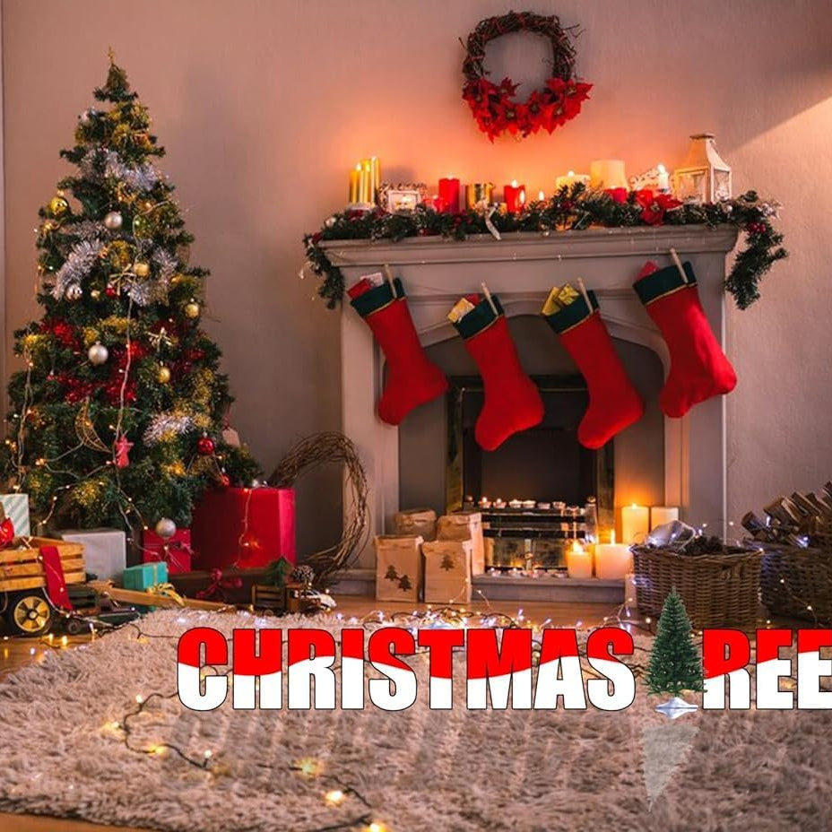 Classic Artificial Realistic Natural Branches Pine Christmas Tree Xmas Green-Unlit 4FT, 5FT, 6FT,7FT