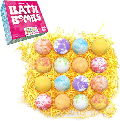 ZIMPLI – 8 x UK Made Value Bath Bombs perfect Christmas Gift Set