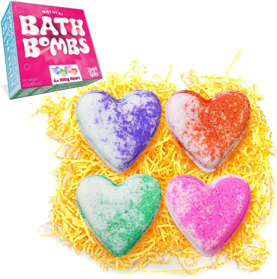 ZIMPLI – 8 x UK Made Value Bath Bombs perfect Christmas Gift Set