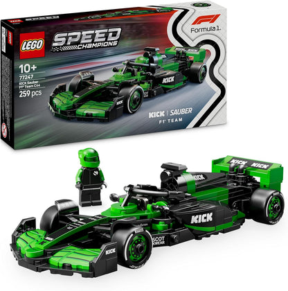 LEGO Speed Champions F1 Race Car Collection – Ferrari, Red Bull, Mercedes, McLaren, Aston Martin, Williams, Sauber, Haas, Alpine & VCARB – Buildable Model Kits with Minifigures (10+ Years)